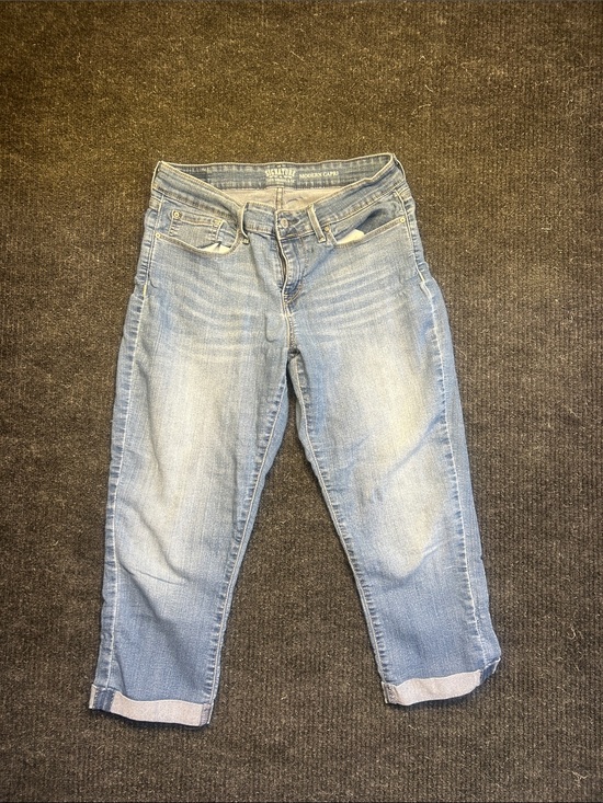 Levi's Pants - Levi's Light Wash Cropped Capris with Rolled Cuffs